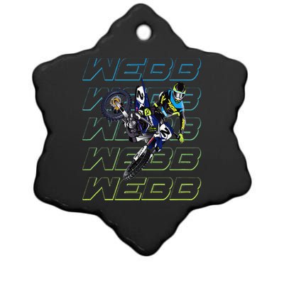 Cw2 Webb Motocross Cooper Supercross Ceramic Star Ornament