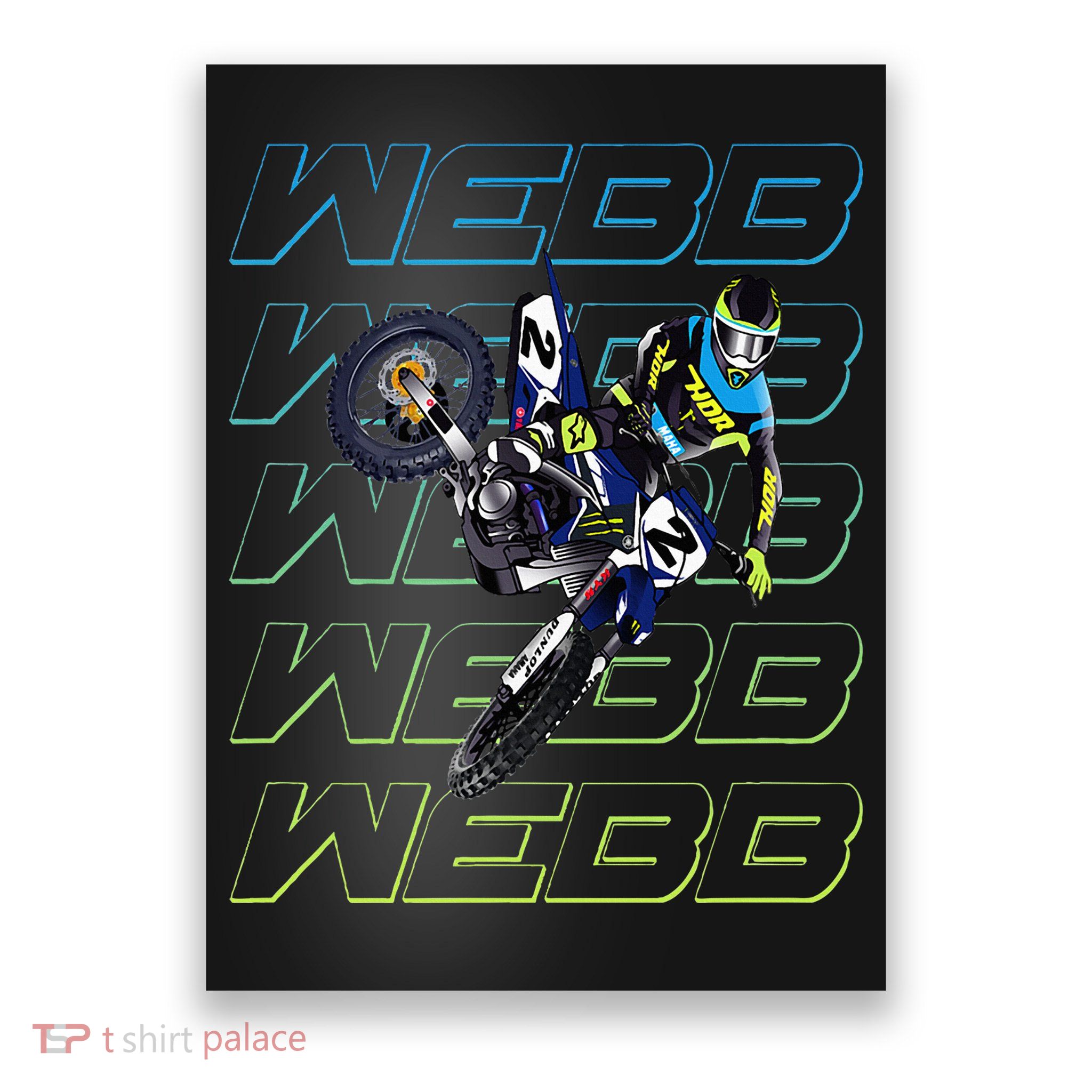 Cw2 Webb Motocross Cooper Supercross Poster