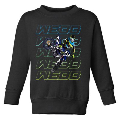 Cw2 Webb Motocross Cooper Supercross Toddler Sweatshirt
