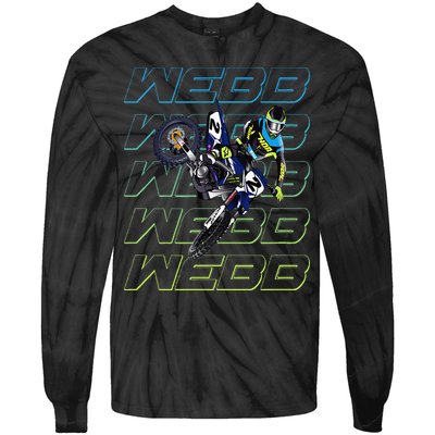 Cw2 Webb Motocross Cooper Supercross Tie-Dye Long Sleeve Shirt