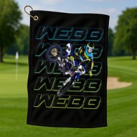 Cw2 Webb Motocross Cooper Supercross Golf Towel