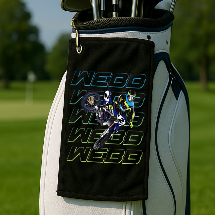 Cw2 Webb Motocross Cooper Supercross Golf Towel