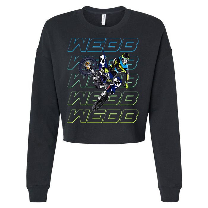Cw2 Webb Motocross Cooper Supercross Cropped Pullover Crew