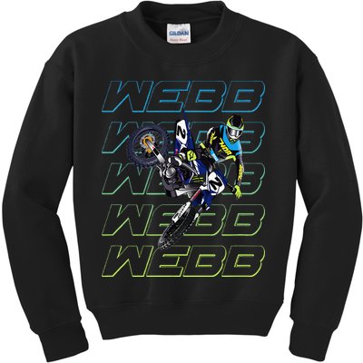 Cw2 Webb Motocross Cooper Supercross Kids Sweatshirt
