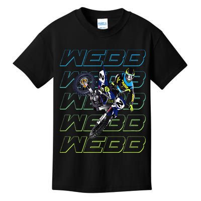 Cw2 Webb Motocross Cooper Supercross Kids T-Shirt