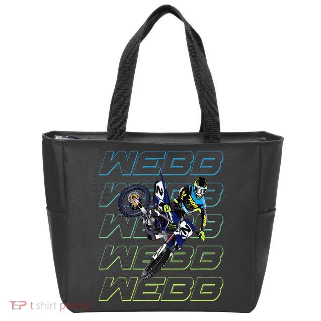 Cw2 Webb Motocross Cooper Supercross Zip Tote Bag