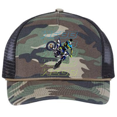 Cw2 Webb Motocross Cooper Supercross Retro Rope Trucker Hat Cap