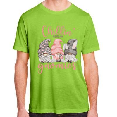 Chillin With My Gnomies Easter Gnome Bunny Ears Hunting Adult ChromaSoft Performance T-Shirt