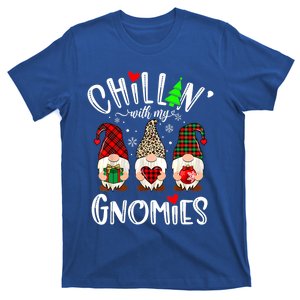 Chillin With My Gnomies Christmas Gnome Family Matching Xmas Cool Gift T-Shirt