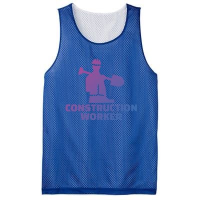 Construction Worker Meaningful Gift Mesh Reversible Basketball Jersey Tank