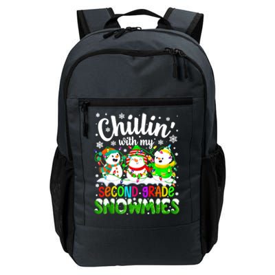 Chillin With My 2nd Grade Snowmies Second Grade Teacher Xmas Great Gift Daily Commute Backpack