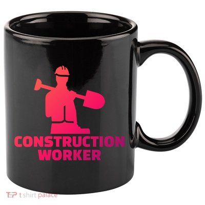 Construction Worker Meaningful Gift 11oz C Handle Ceramic Mug