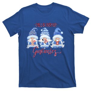 Chillin With My Gnomies Funny Gnome Christmas Cool Gift T-Shirt