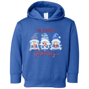 Chillin With My Gnomies Funny Gnome Christmas Cool Gift Toddler Hoodie