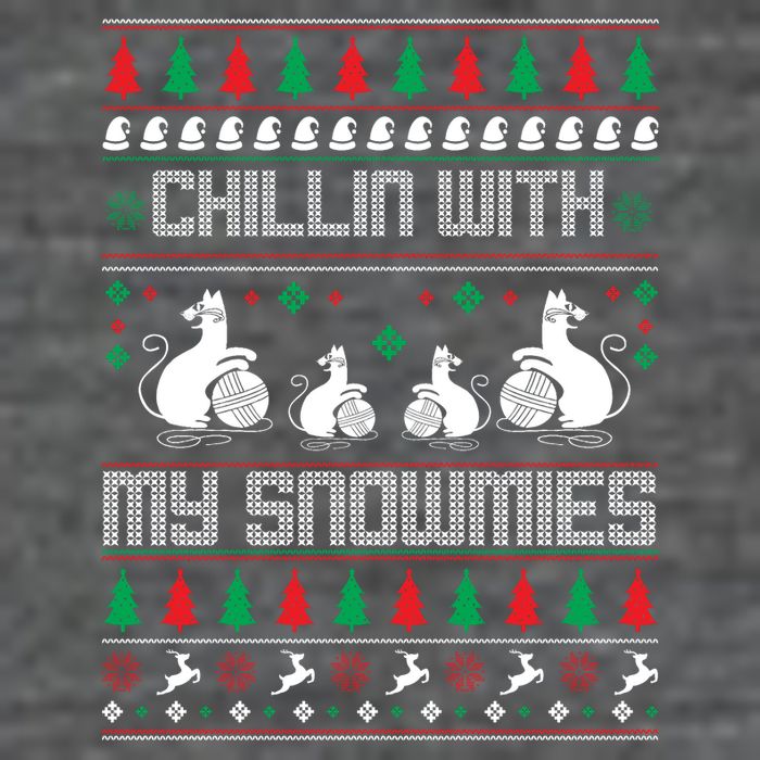 Chillin With My Snowmies Mesh Reversible Basketball Jersey Tank