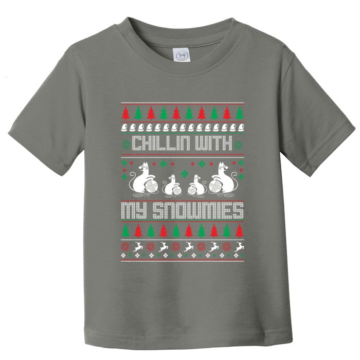 Chillin With My Snowmies Toddler T-Shirt