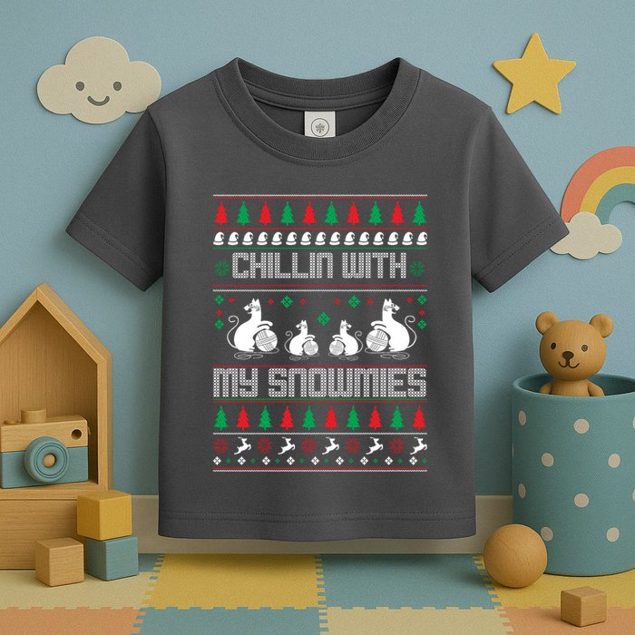 Chillin With My Snowmies Toddler T-Shirt