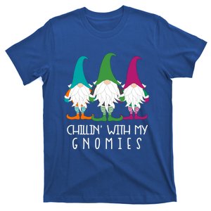 Chillin With My Gnomies Garden Gnome Lawn Care Christmas Gift T-Shirt