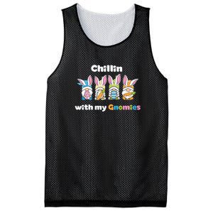 Chillin With My Gnomies Easter Day Mesh Reversible Basketball Jersey Tank