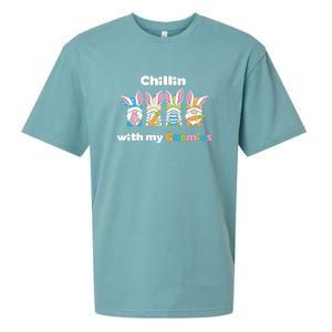 Chillin With My Gnomies Easter Day Sueded Cloud Jersey T-Shirt