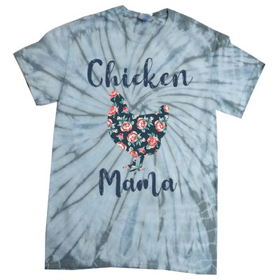 Chickenmom Women Mama Hen Best Mother Day Tie-Dye T-Shirt