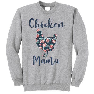 Chickenmom Women Mama Hen Best Mother Day Tall Sweatshirt