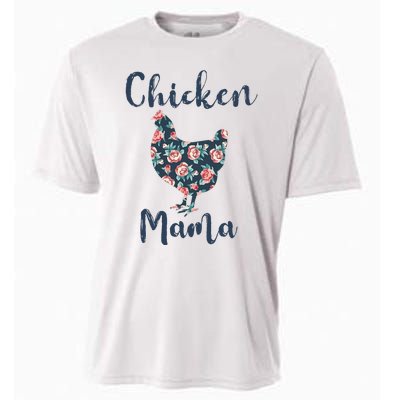 Chickenmom Women Mama Hen Best Mother Day Cooling Performance Crew T-Shirt