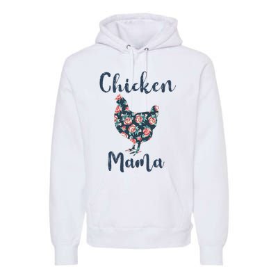 Chickenmom Women Mama Hen Best Mother Day Premium Hoodie