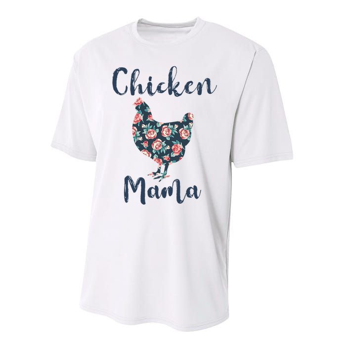 Chickenmom Women Mama Hen Best Mother Day Performance Sprint T-Shirt