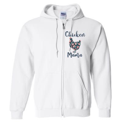 Chickenmom Women Mama Hen Best Mother Day Full Zip Hoodie