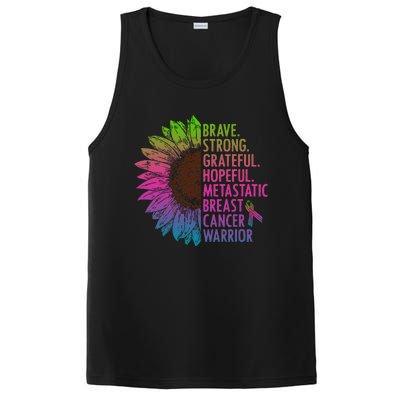 Care Warrior Metastatic Breast Cancer Ribbon Awareness PosiCharge Competitor Tank