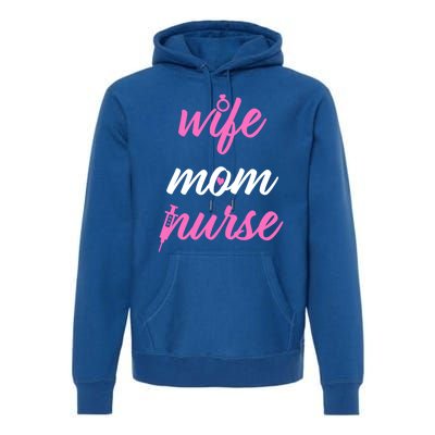 Cute Wife Mom Nurse Rn Gift Sweater Gift Premium Hoodie