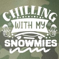 Chilling With My Snowmies Winter Legacy Tie Dye Trucker Hat