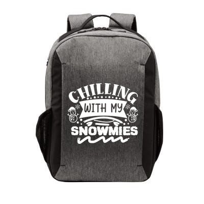 Chilling With My Snowmies Winter Vector Backpack
