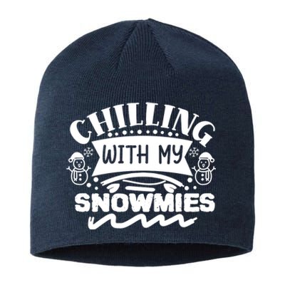 Chilling With My Snowmies Winter Sustainable Beanie