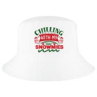 Chilling With My Snowmies Winter Cool Comfort Performance Bucket Hat