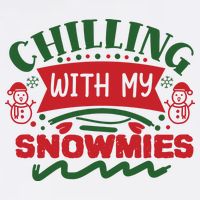 Chilling With My Snowmies Winter Cool Comfort Performance Bucket Hat