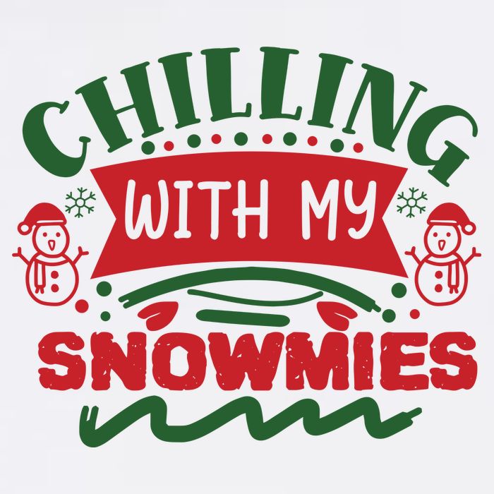 Chilling With My Snowmies Winter Cool Comfort Performance Bucket Hat