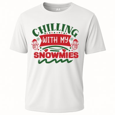 Chilling With My Snowmies Winter Performance Shirt