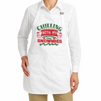 Chilling With My Snowmies Winter Apron