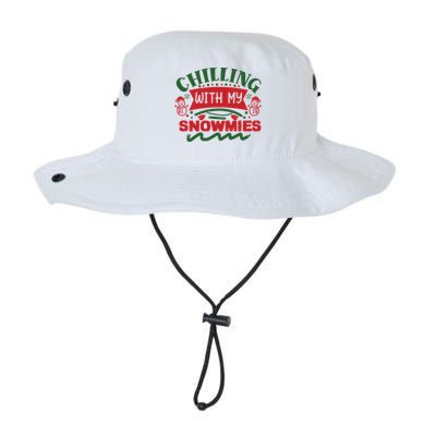 Chilling With My Snowmies Winter Bucket Hat