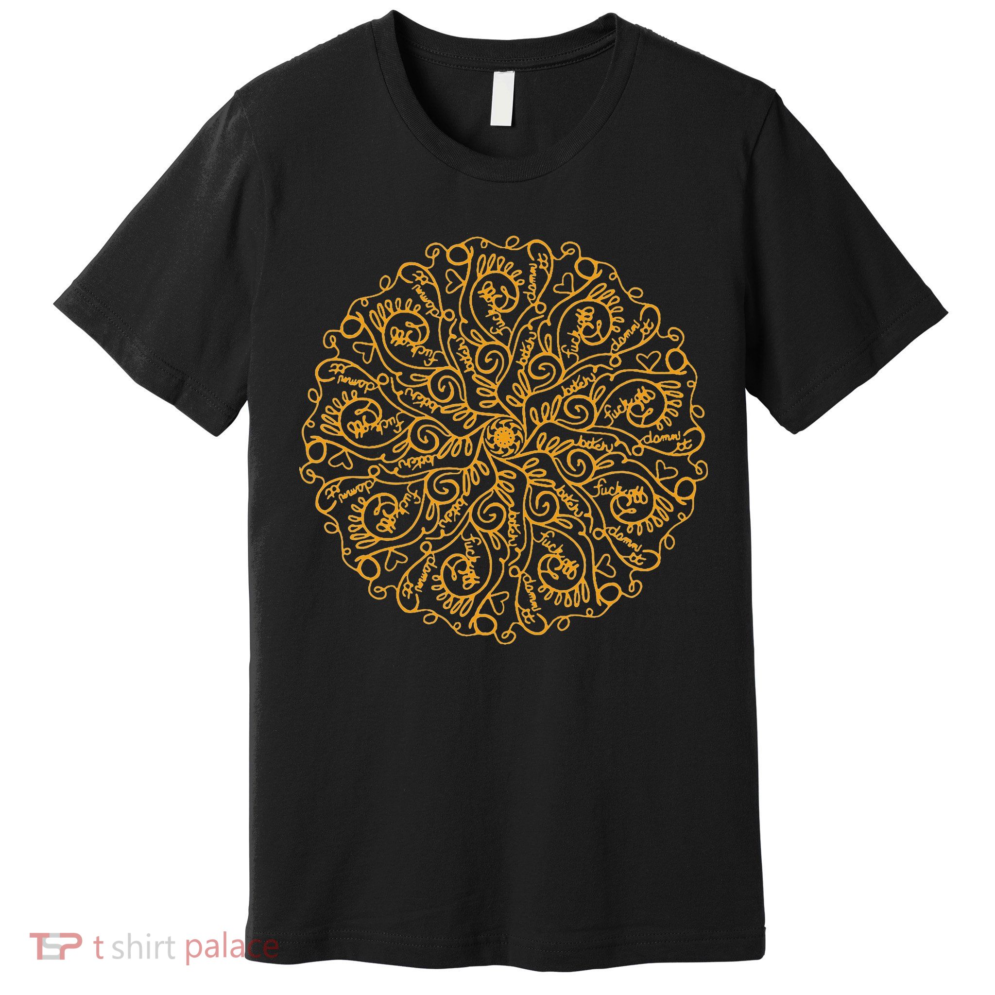 Curse Word Mandala Premium T-Shirt