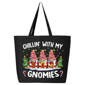 Chillin With My Gnomies Matching Family Christmas Pjs Gnome  25L Jumbo Tote