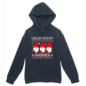 Chillin With My Gnomies Matching Family Christmas Gnome Gift Urban Pullover Hoodie