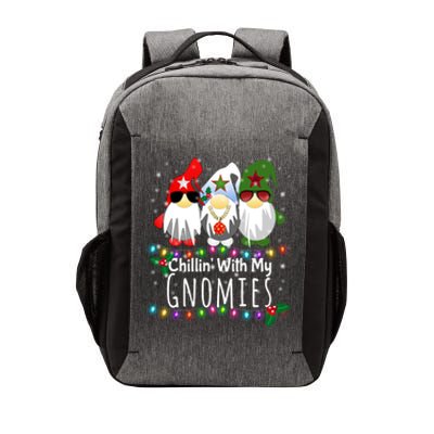 Chillin With My Gnomies Gift Funny Christmas Gnome Gift Meaningful Gift Vector Backpack