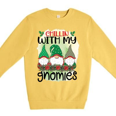 Chillin With My Gnomes Premium Crewneck Sweatshirt