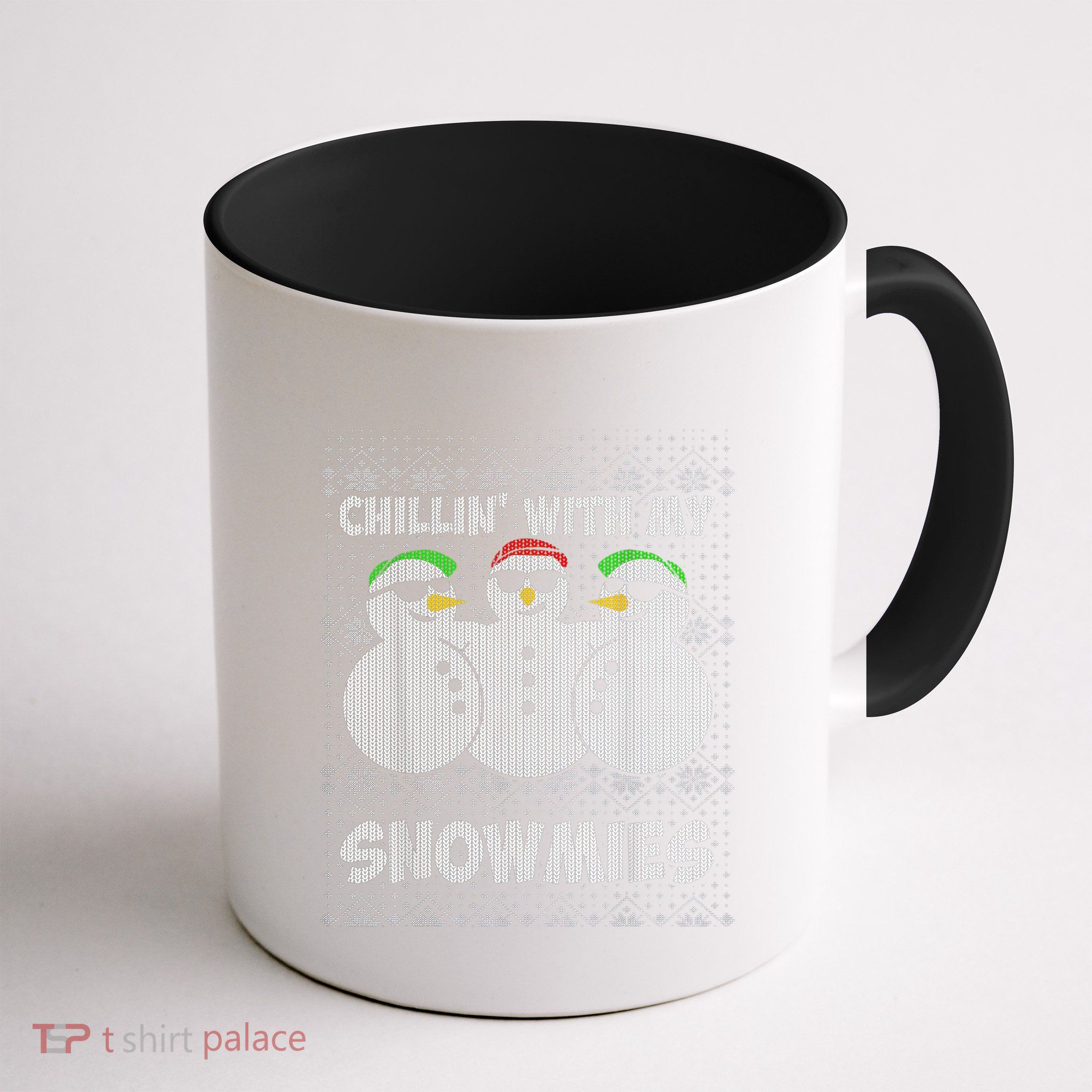Chillin With My Snowmies Funny Ugly Christmas Mug