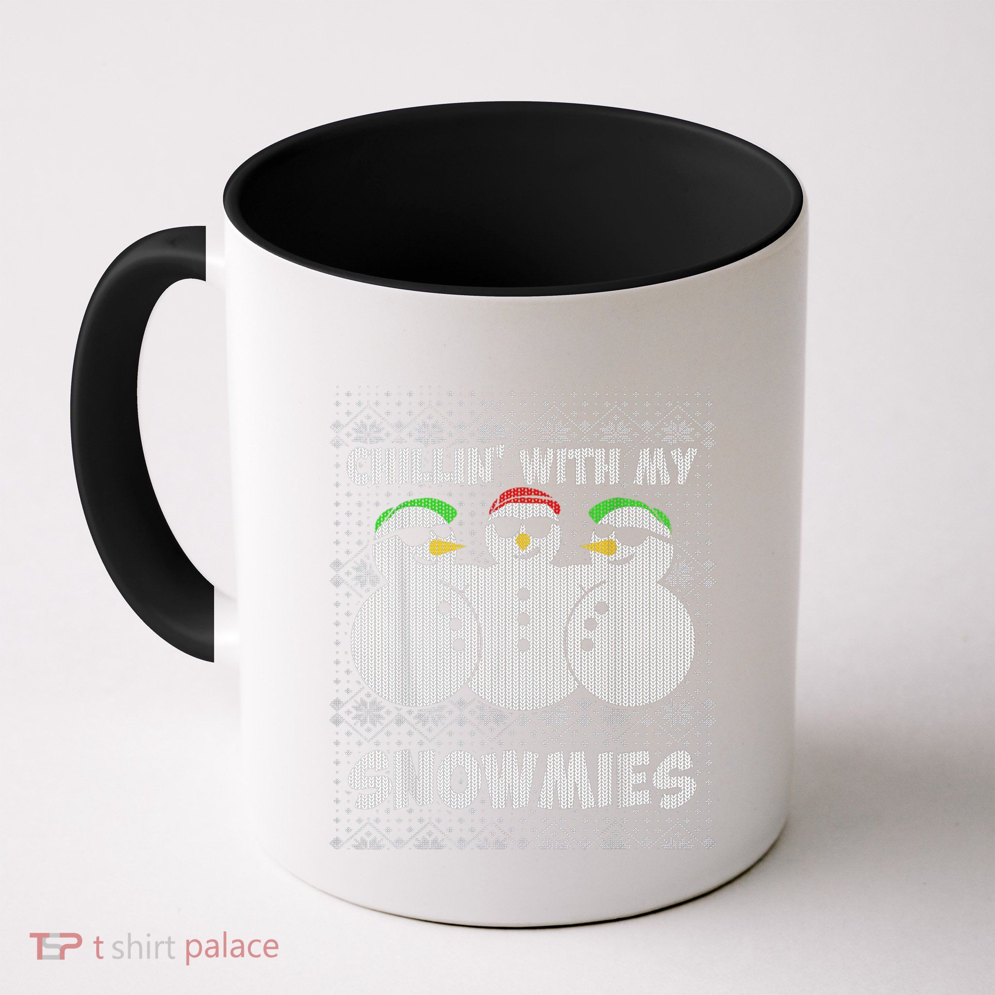 Chillin With My Snowmies Funny Ugly Christmas Mug