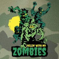 Chilling With My Zombies Legacy Tie Dye Trucker Hat
