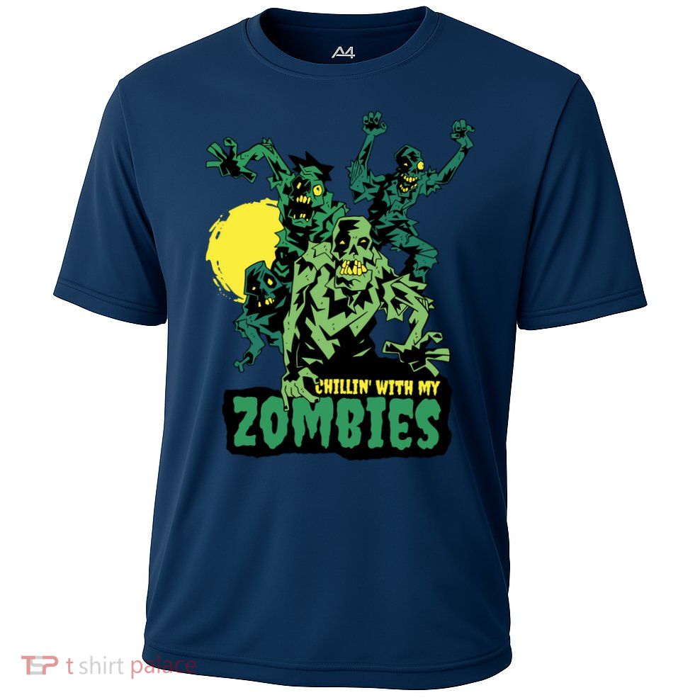 Chilling With My Zombies Performance Shirt